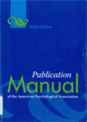 Book Cover: The Publication Manual of the American Psychological Association
