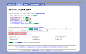 Search results of Citizen Kane